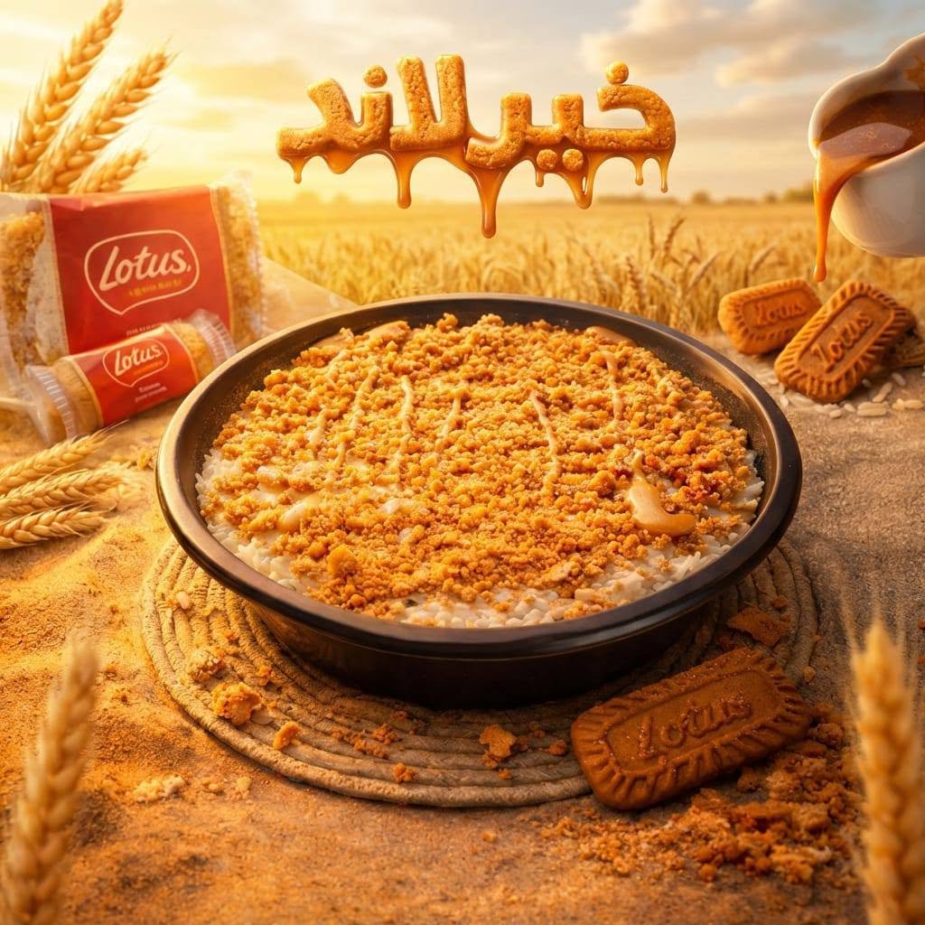 أرز باللبن فاخر باللوتس من خير لاند